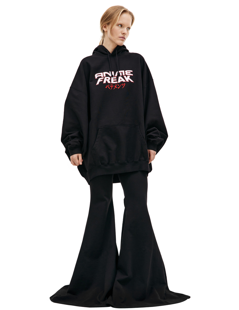 Vetements Anime Freak Printed Hoodie - Black | Garmentory