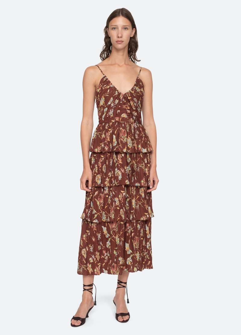Sea NY Cordelia Tiered Dress - Multi | Garmentory