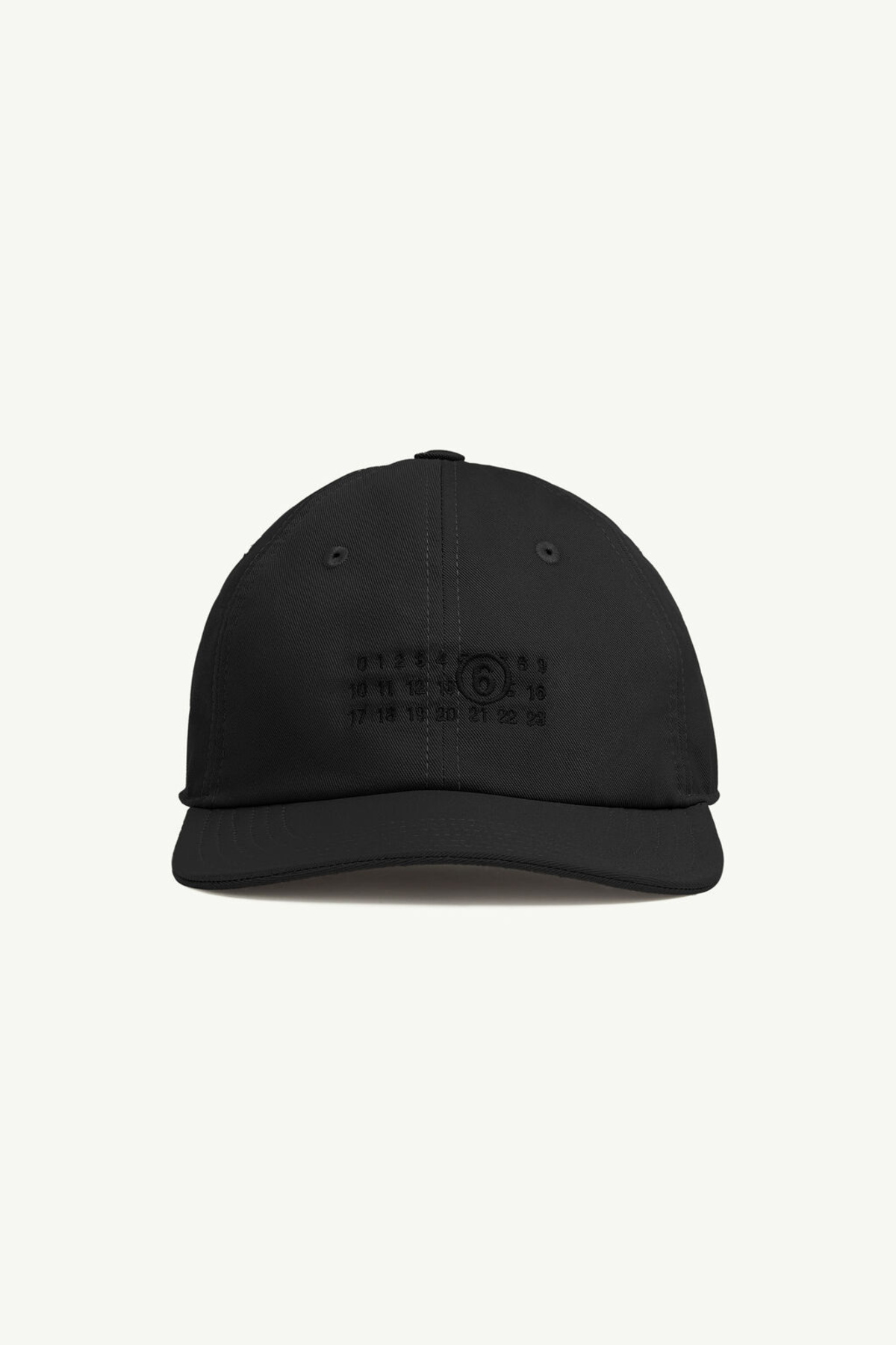 MM6 Maison Margiela Numbers Logo Cap - Black | Garmentory