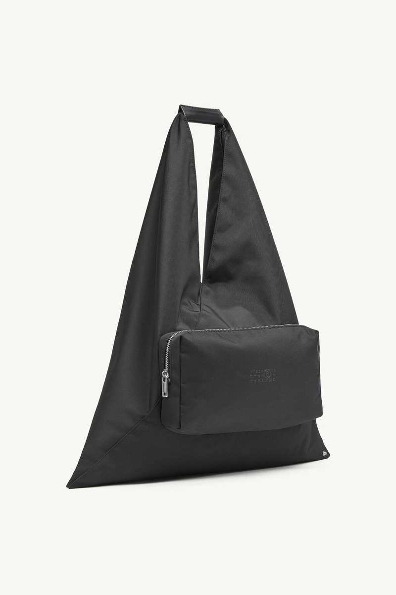 MM6 Maison Margiela Japanese Medium Bag with Pocket - Black
