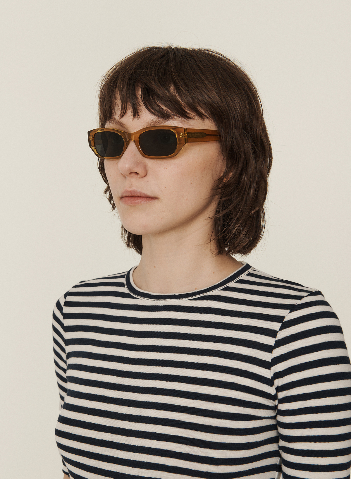 YMC Rahel Sunglasses - Honey/Solid Green | Garmentory