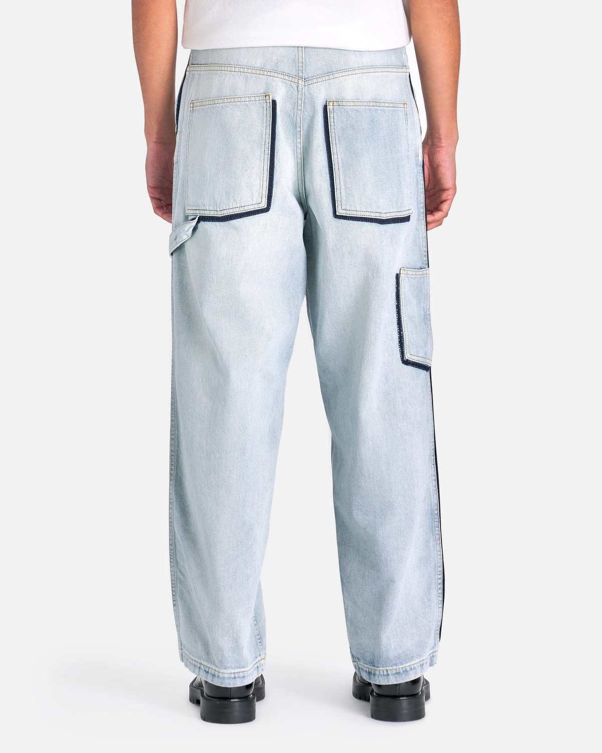 Maison Margiela Garment Dyed Japanese Denim - Icy Slip | Garmentory