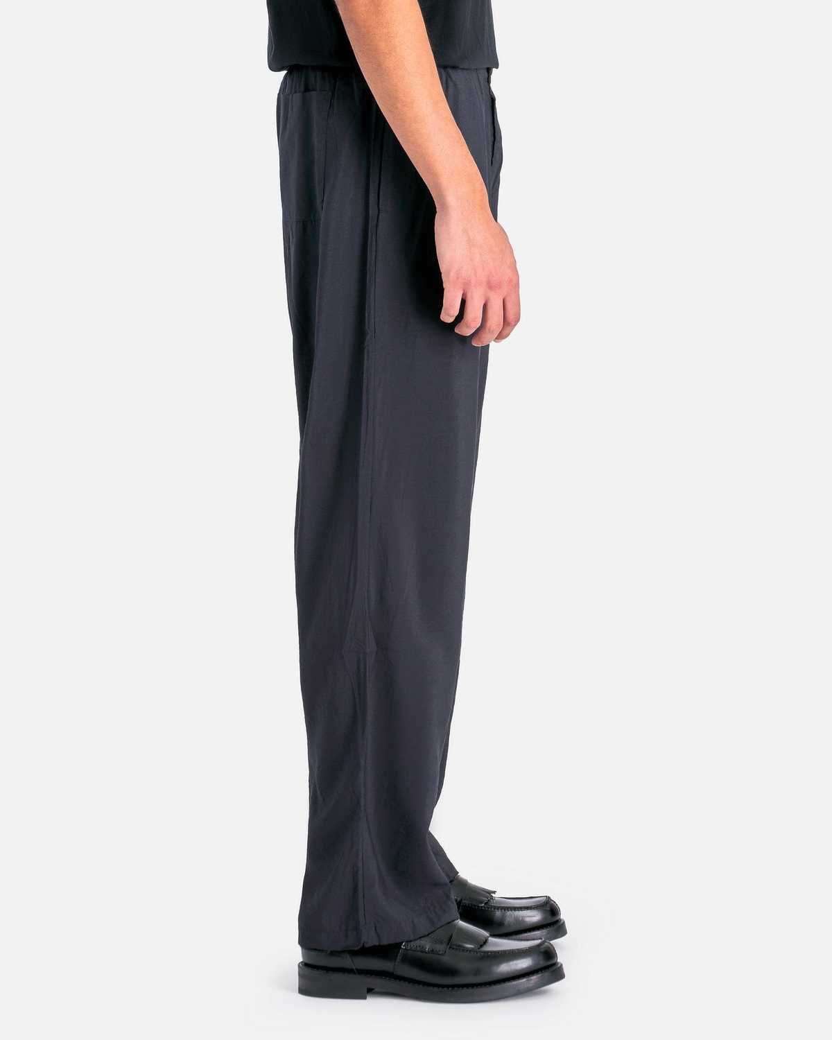 Our Legacy Luft Trouser - Black Liquid Viscose | Garmentory