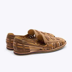 Nisolo Huarache Sandal - Tobacco Colorblock | Garmentory display picture 2
