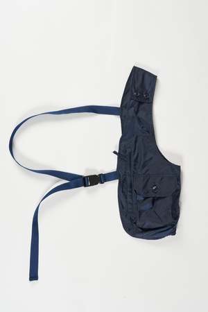 Engineered Garments Shoulder Vest - Navy Nylon Ripstop | Garmentory