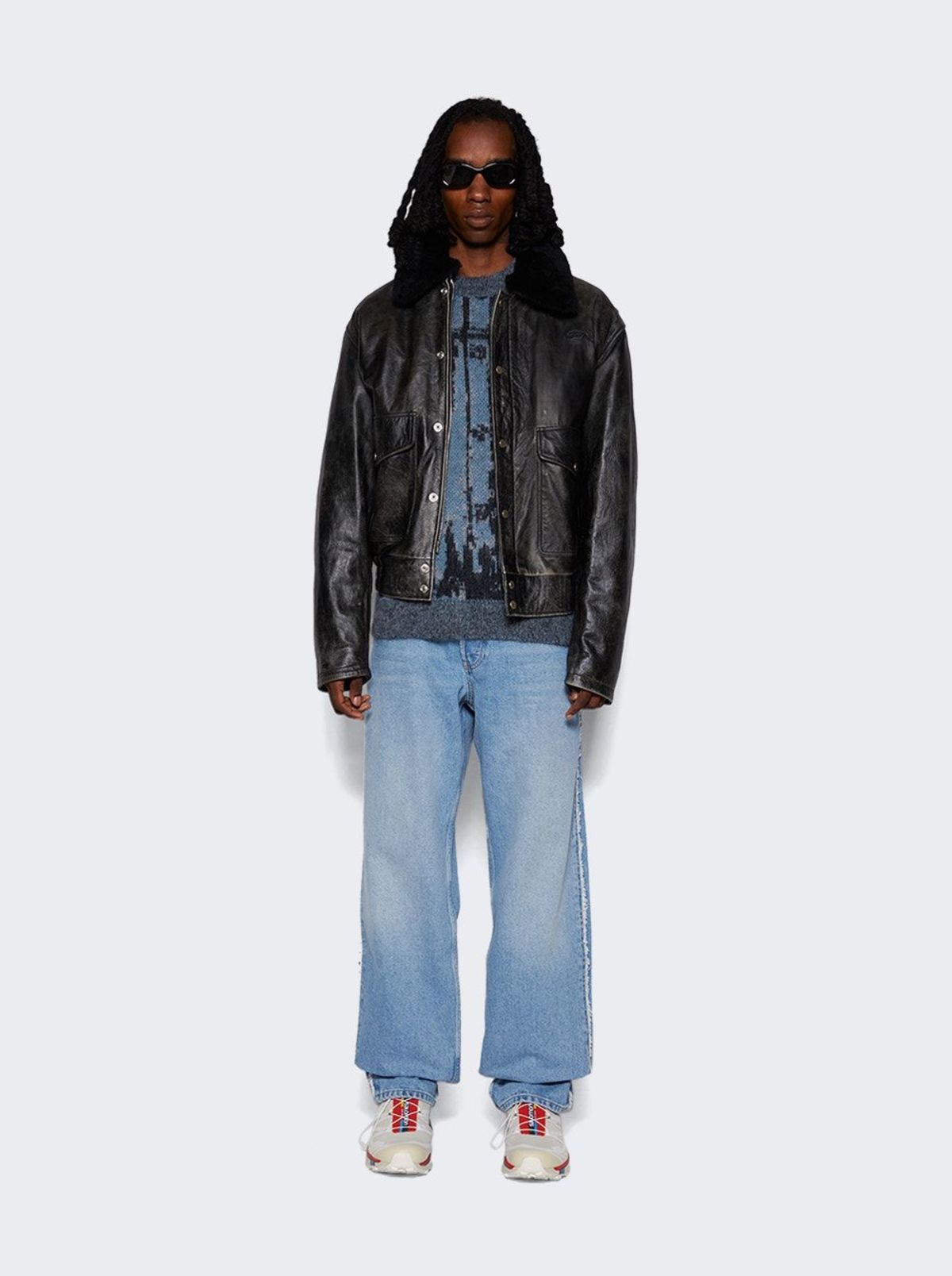 DIESEL L muds Leather Jacket - Black | Garmentory