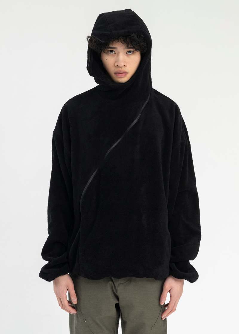 Post Archive Faction (Paf) 5.1 Hoodie Center - Black | Garmentory