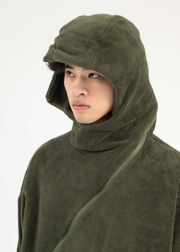 Post Archive Faction (Paf) 5.1 Hoodie Center - Olive Green