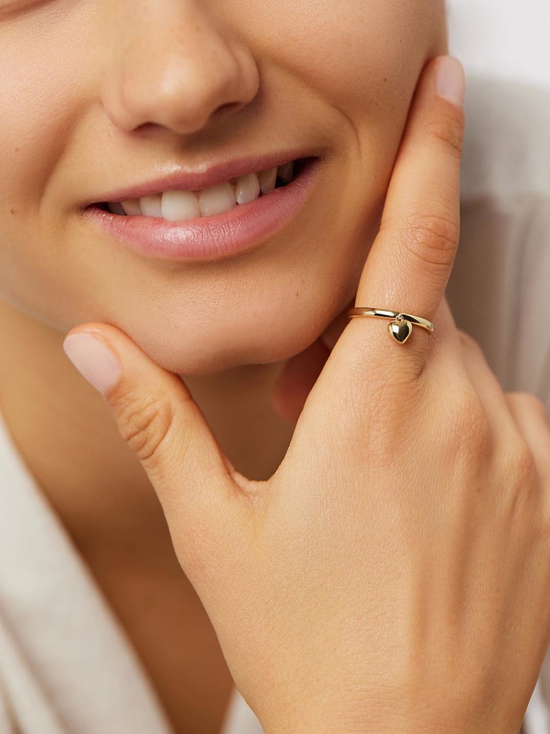ana luisa◆可憐 揺れるハートリング＊LEIA Heart Ring - Leia Two Tone | Ana Luisa | Online Jewelry