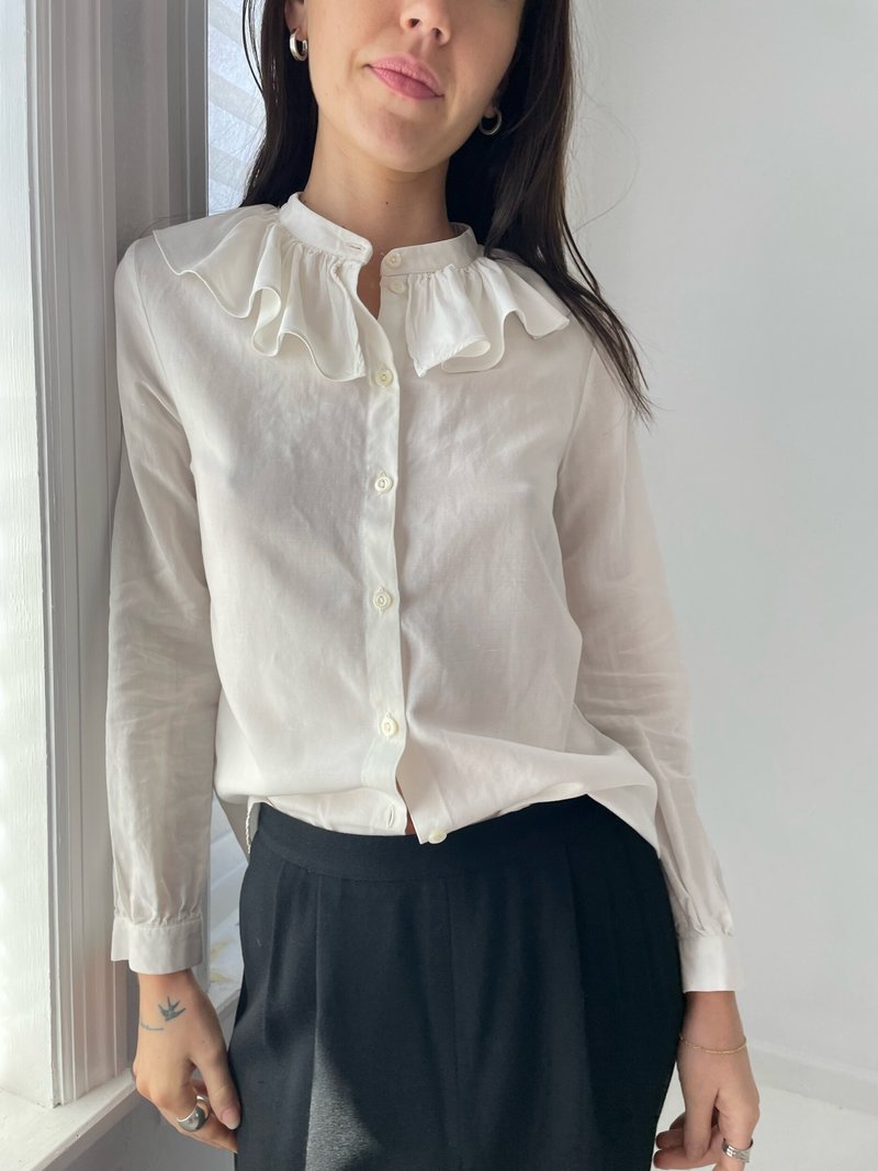 A.P.C. Ruffle Blouse | Garmentory 
