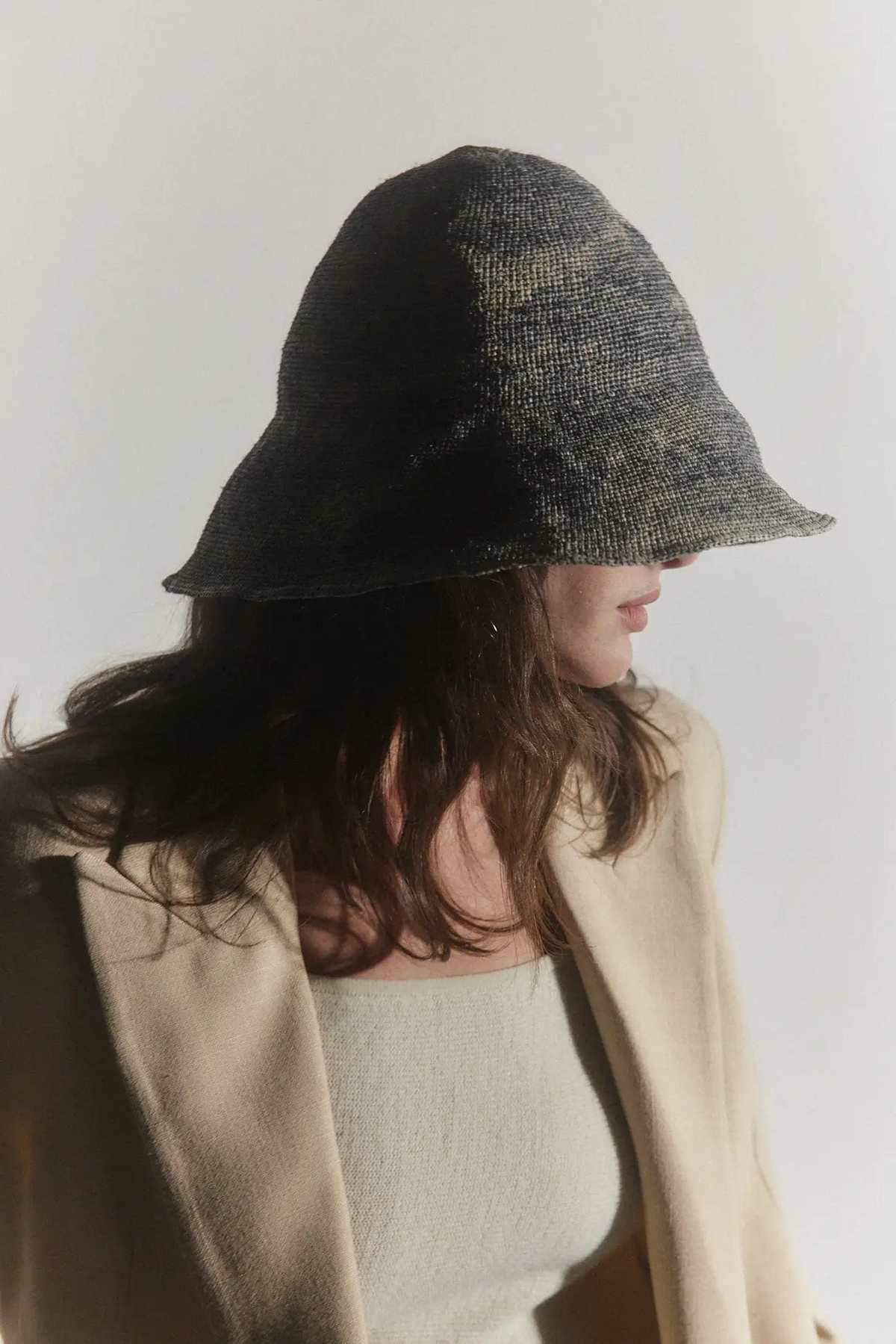 Janessa Leone Teagan Hat - navy | Garmentory display picture 1