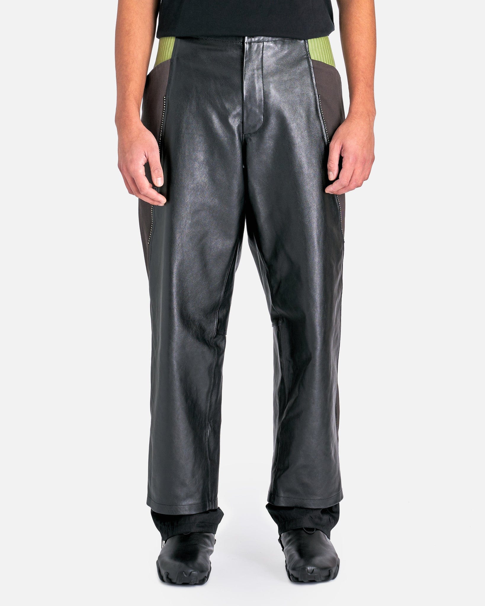 At.Kollektive x KIKO KOSTADINOV Milne Trouser - Black/Turtle Green