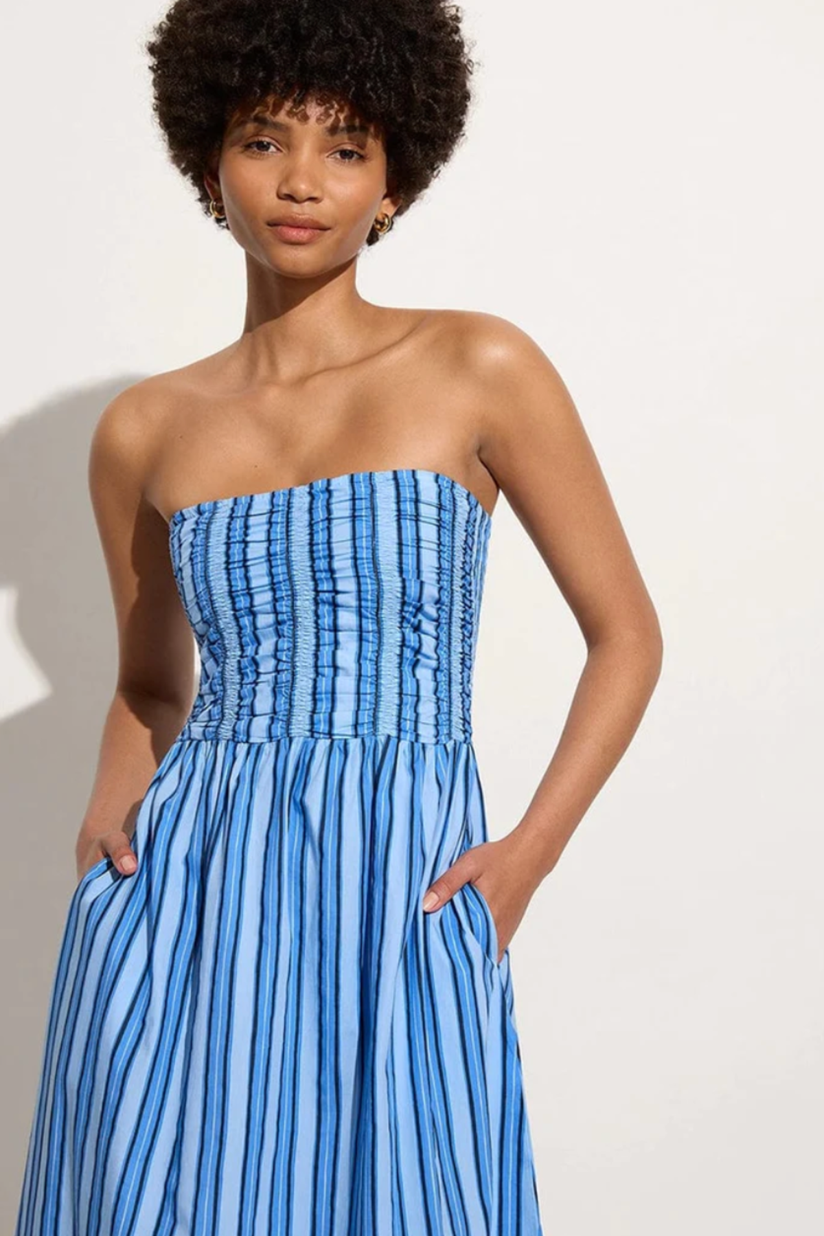 dominquez midi dress faithfull the brand brand faithfull the brand Dominquez Midi Dress White