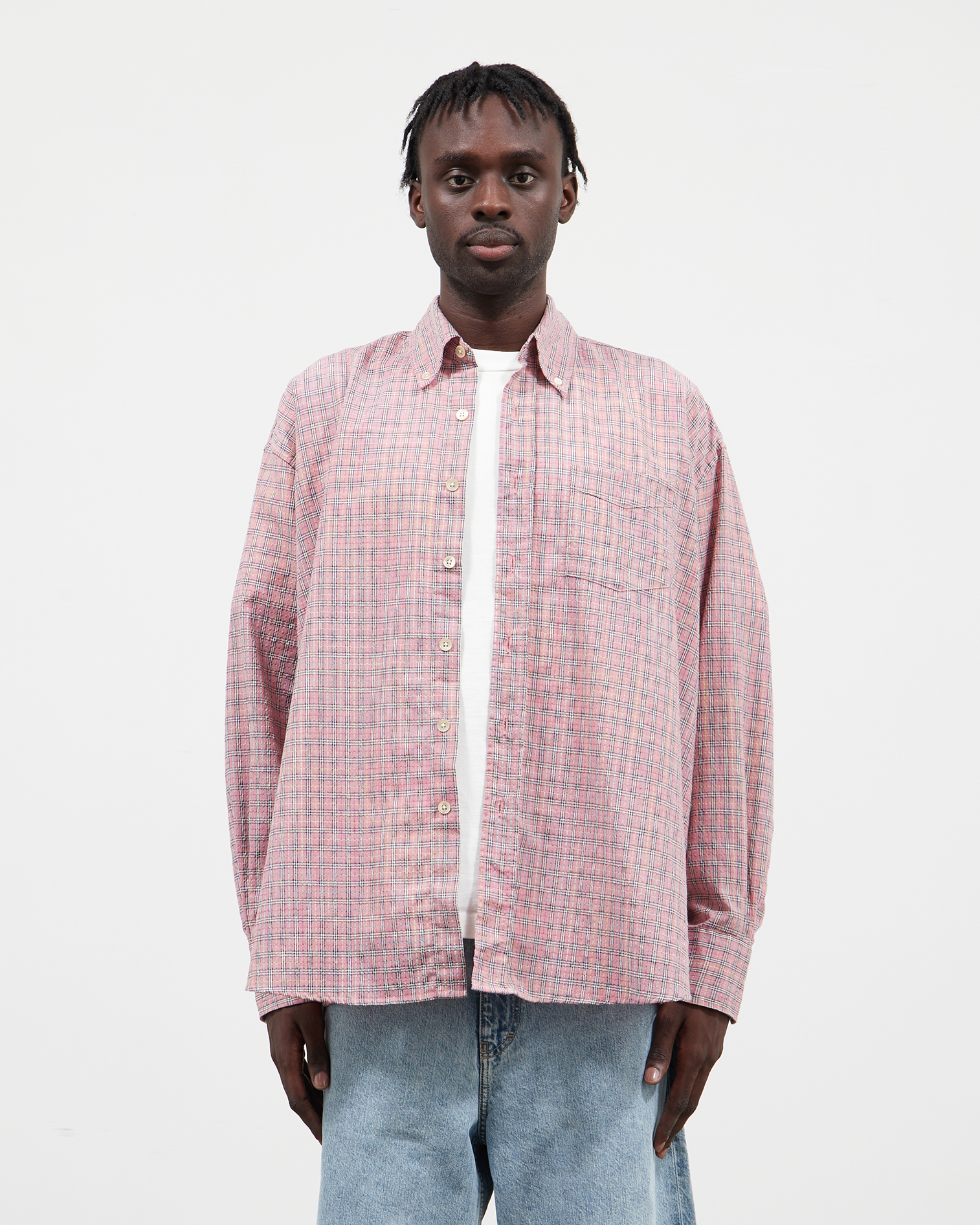 Our Legacy Borrowed BD Shirt - Pink Kimble | Garmentory