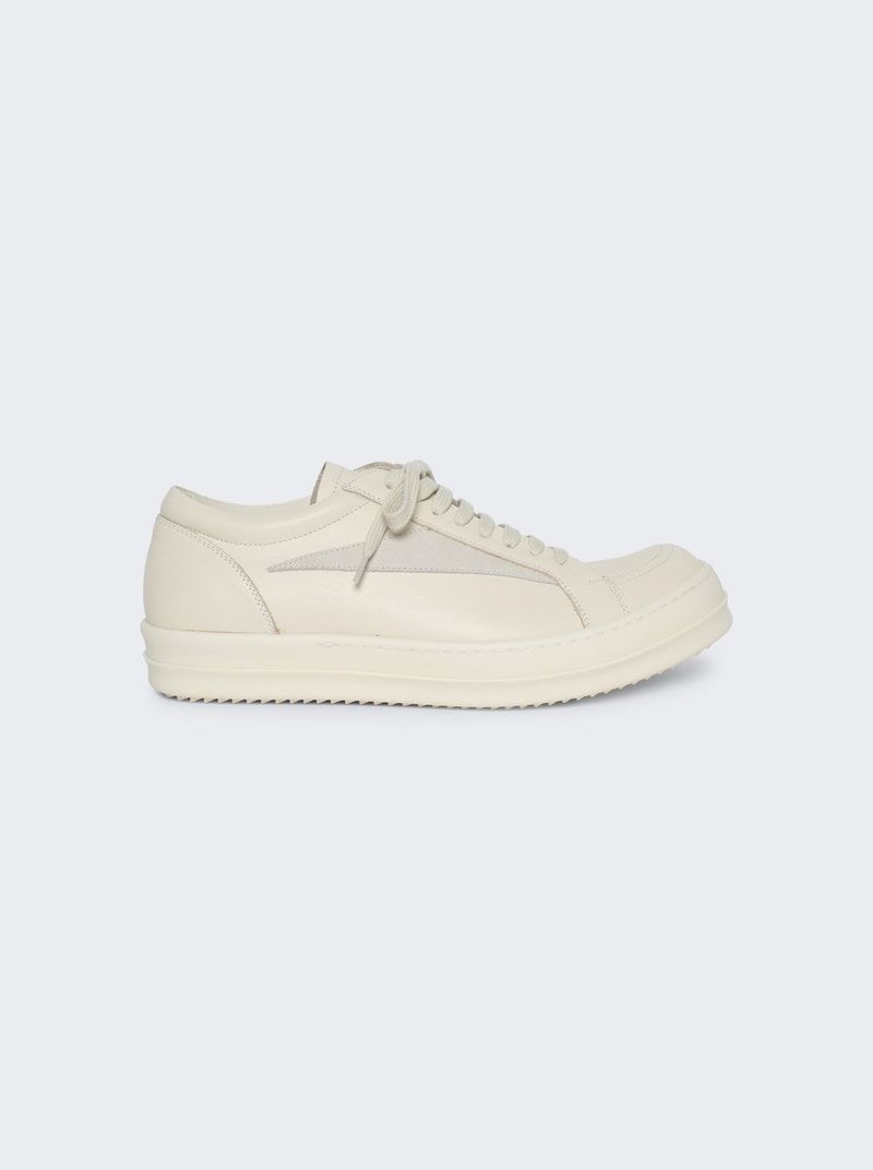■Rick Owens■Vintage Sneakers Scarpe in Pelle■スニーカー RICK OWENS - Men Leather High Vintage Sneakers – Atelier New