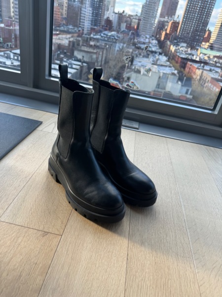 La canadienne black boots best sale