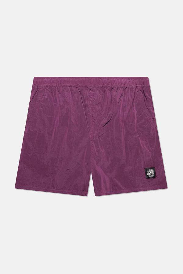 Stone Island ECONYL Nylon Metal Swim Trunks - Purple Stone Island ECONYL Nylon Metal Swim Trunks - Purple