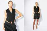Banzo Ribbon Vest - Black - Thumbnail 3