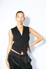 Banzo Ribbon Vest - Black - Thumbnail 4