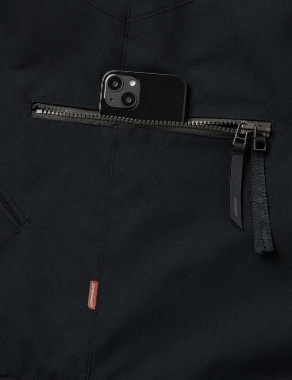 GOOPiMADE G7-TB Type-7 Logo Bomber - Charcoal Grey | Garmentory