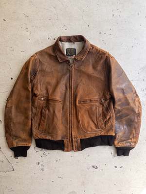 1980's Avirex US Navy G-2 Leather Jacket | Garmentory
