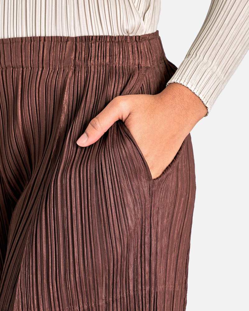 PLEATS PLEASE BACKLIGHT パンツ（BROWN / 2） PLEATS PLEASE BACKLIGHT パンツ（BROWN / 2）