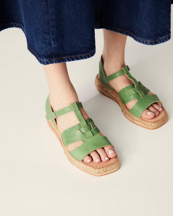 NAGUISA OLGA ESPADRILLES GREEN Garmentory