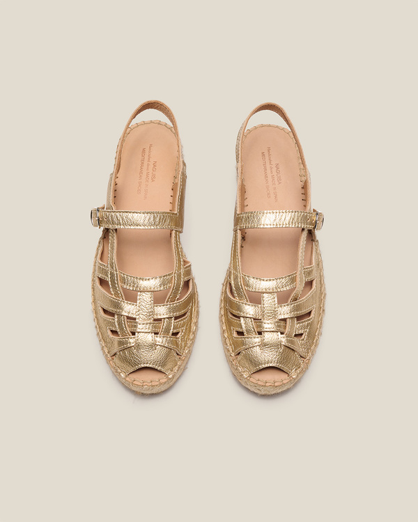 Naguisa Espadrilles Thalis Light Gold