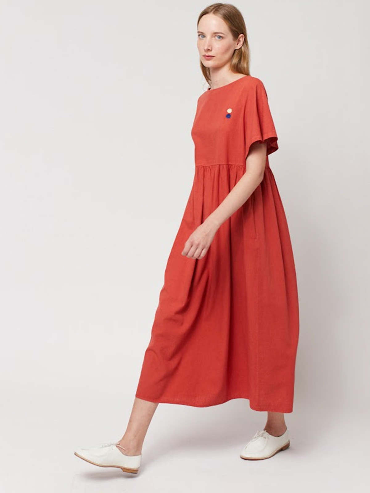 Bobo Choses Striped terry cloth dress
