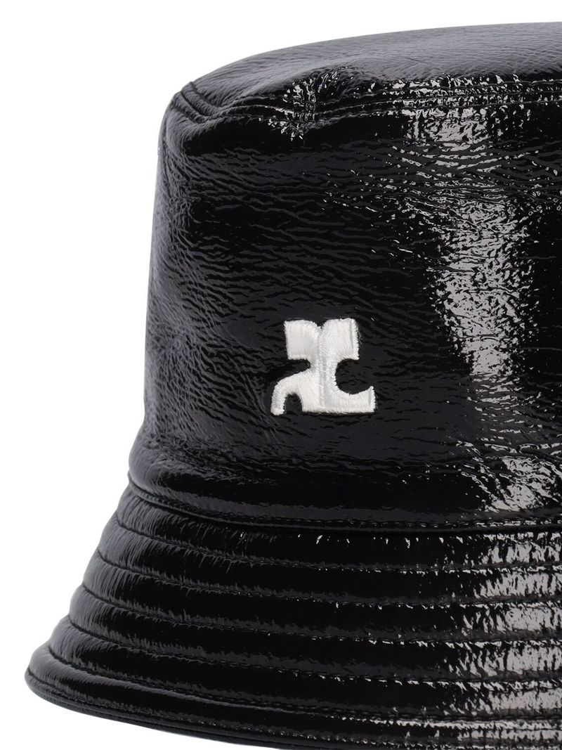ハット COURREGES Signature Vinyl Bucket Hat Signature Vinyl Bucket Hat | Garmentory