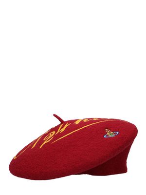 Vivienne Westwood Open 24h Beret - Red | Garmentory