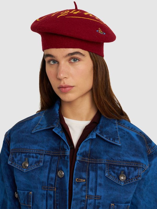 Vivienne Westwood Open 24h Beret - Red | Garmentory