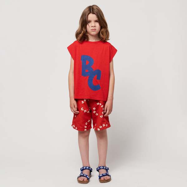 Bobo Choses Kids Sea Flower All Over Woven Shorts main image 0