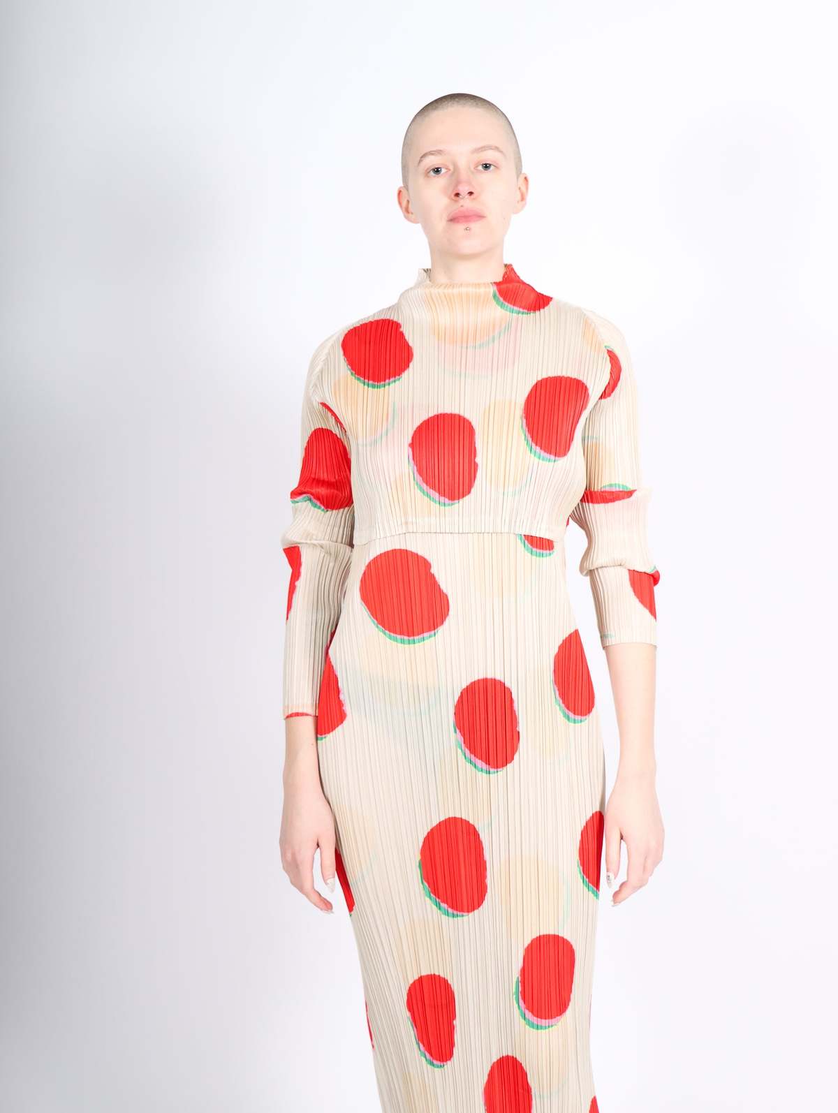 Bean-Dots-Dress-in-Red-by-