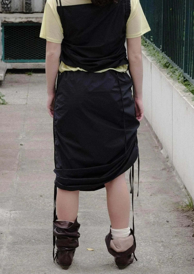 スカート Baserange Pictorial Strap Skirt size S Baserange【ベースレンジ】pictorial strap skirt 