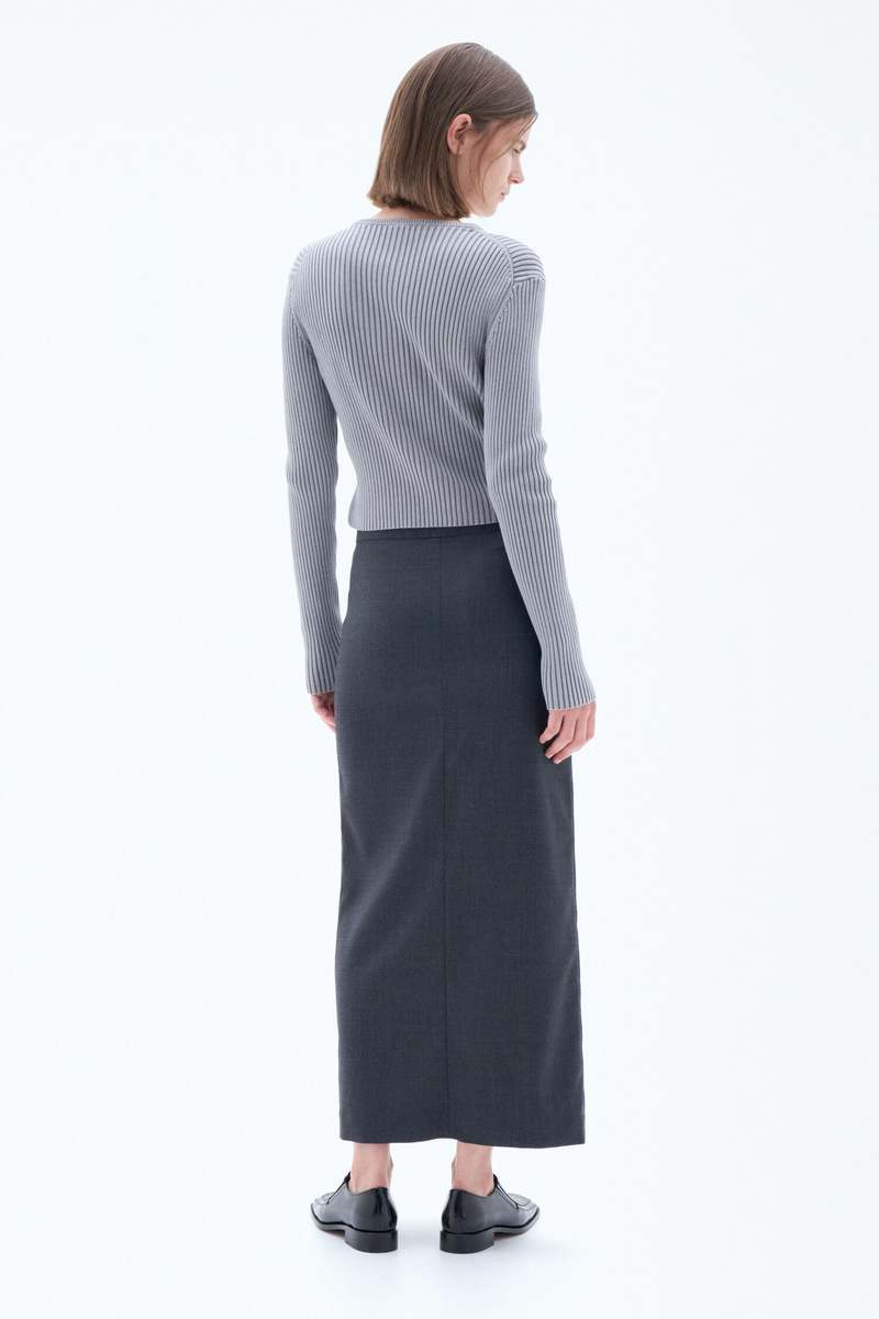 【関税込み】Filippa K グレー Andrew セーター Filippa K: Gray Andrew Sweater | SSENSE