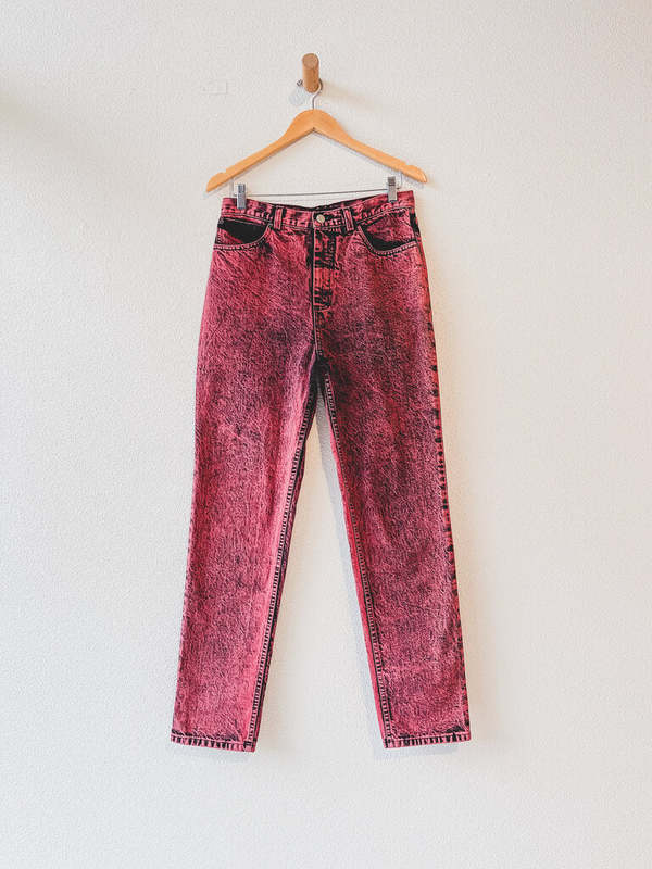 Rachel Comey Jeans Red Acid Wash on Garmentory - Main Image