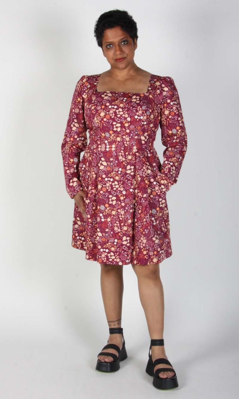 Birds of North America  Twixt-Hell-and-the-White-Oak Dress - Keepsake - Multi