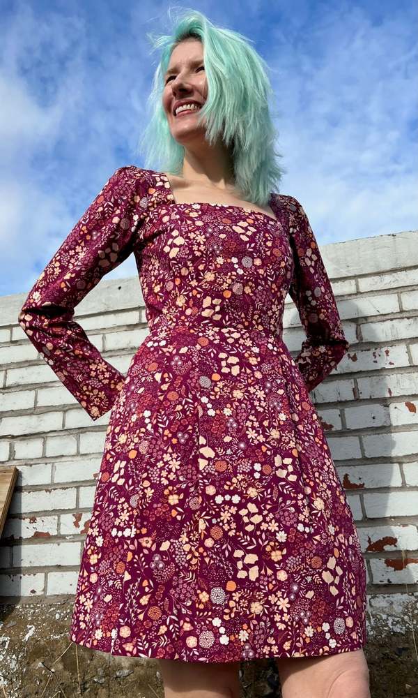 Birds of North America  Twixt-Hell-and-the-White-Oak Dress - Keepsake - Multi