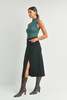 Just Black Denim Utility Pocket Midi Skirt - Washed Black/Medium - Thumbnail 6