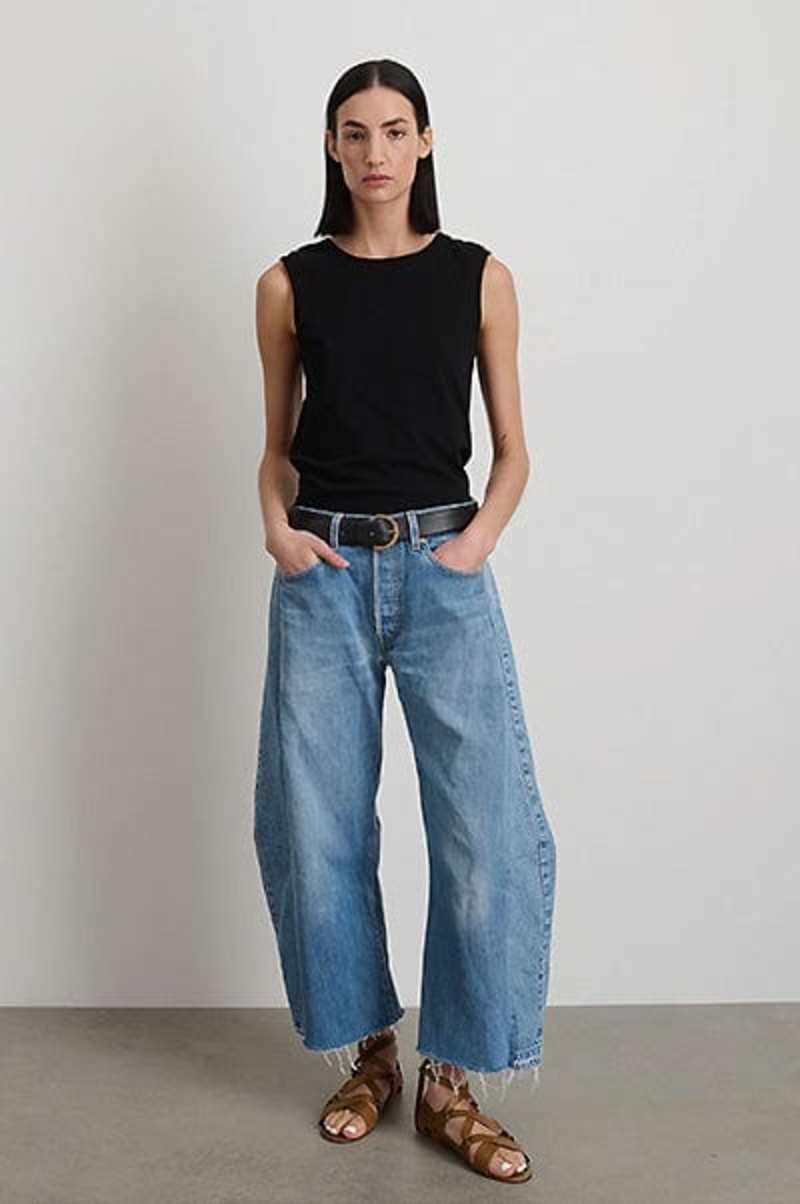 【関税込み】B SIDES Vintage Lasso' jeans B SIDES Vintage Lasso Ankle Jeans - Bergdorf Goodman