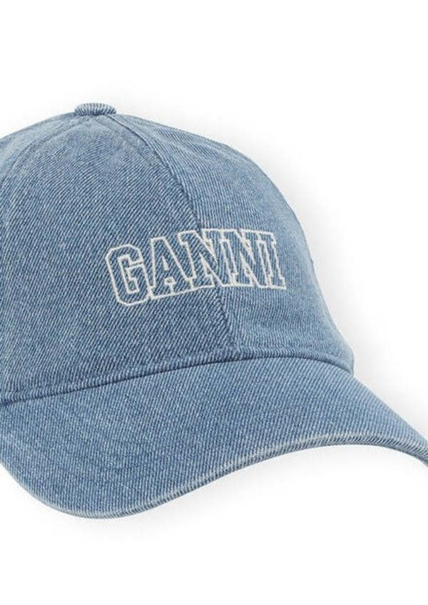 Ganni Cap Hat - Denim | Garmentory