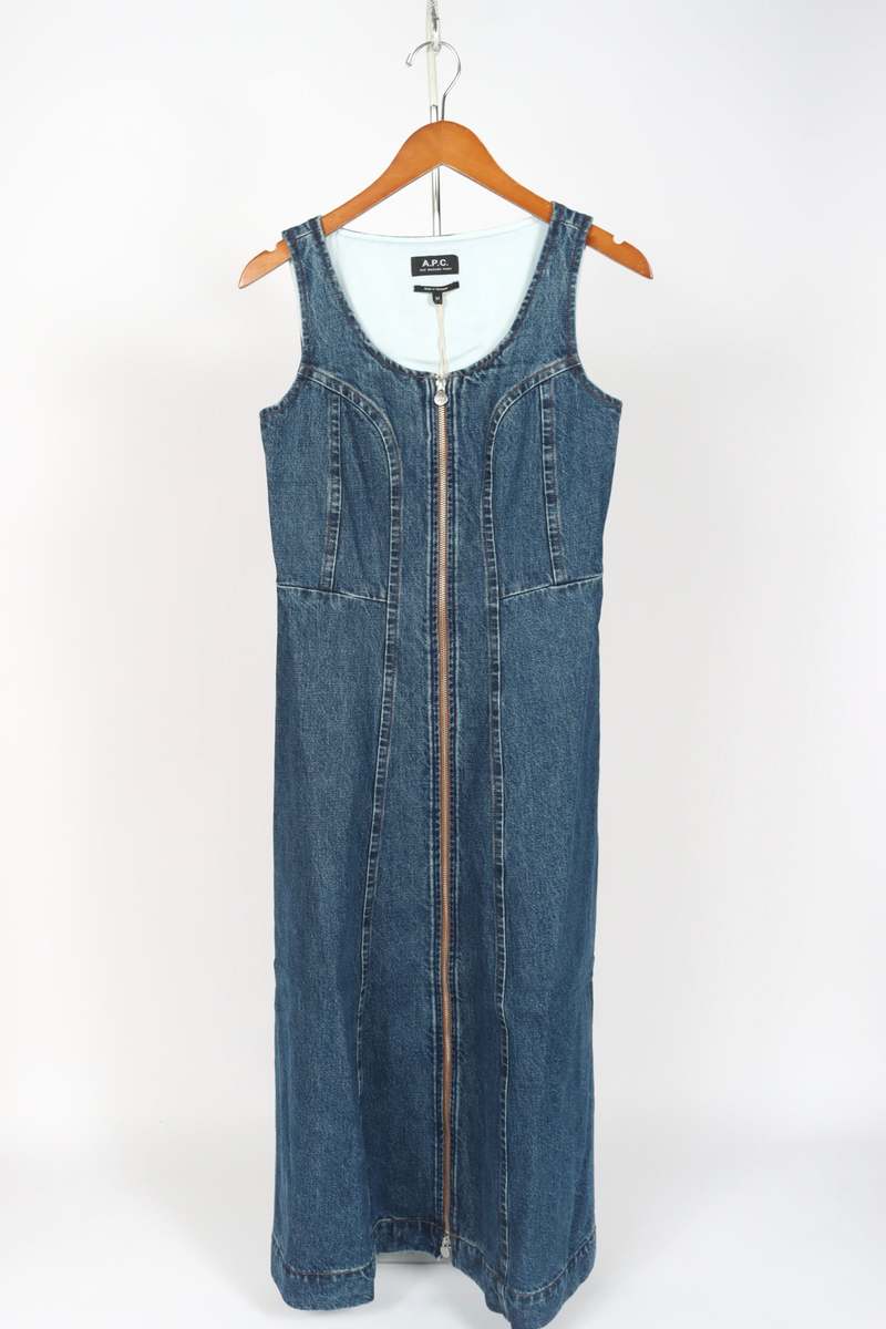 A.P.C. Ally Dress - Stonewashed Indigo | Garmentory