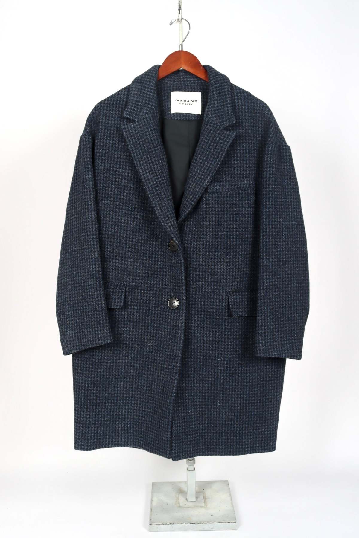 isabel marant etoile Limiza Coat - Navy | Garmentory