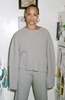 BASERANGE KAI SWEATER - LIGHT GREY - Thumbnail 1
