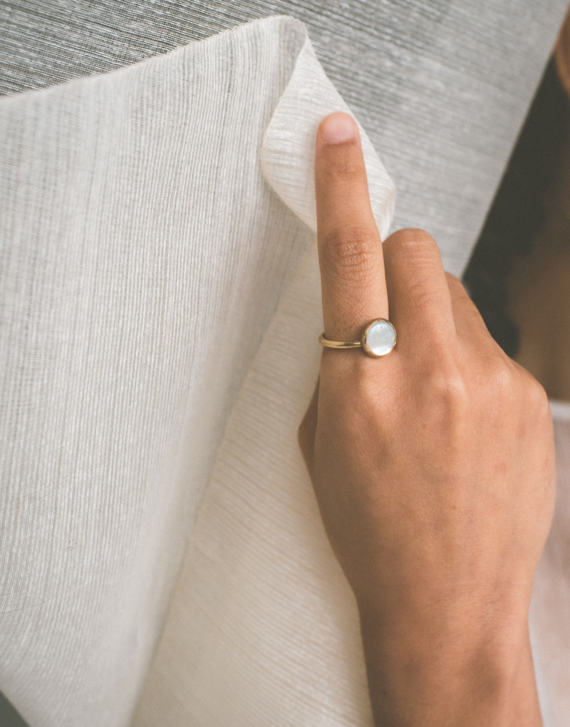 MAAARI LUNAR RING - PEARL