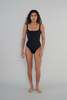 Nu Swim Pistachio Scoop Back One Piece - Black - Thumbnail 3