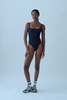 Nu Swim Pistachio Scoop Back One Piece - Black - Thumbnail 9