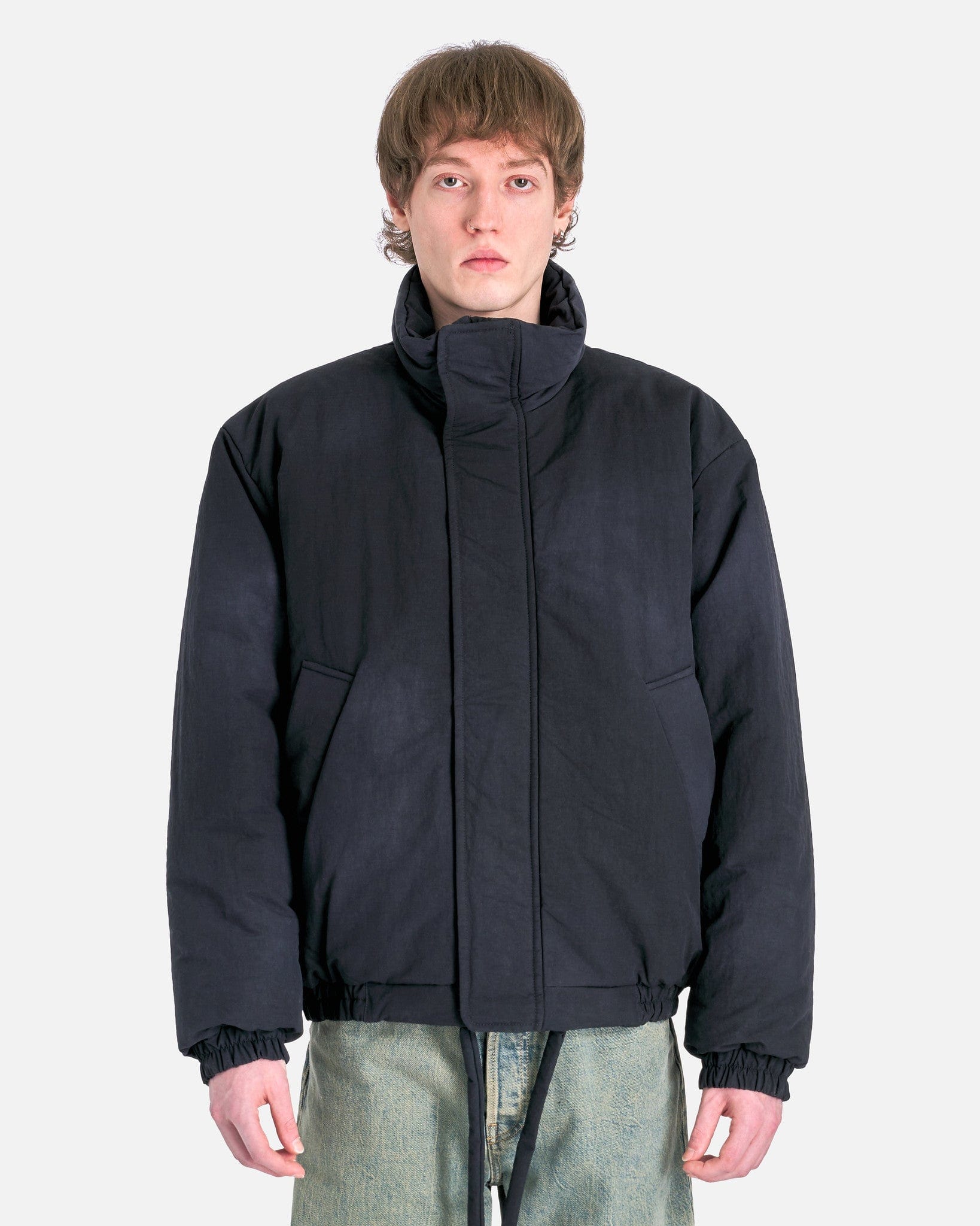 Acne Studios Dyed Puffer Jacket - Navy | Garmentory