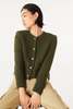 Ba&sh Gaspard Cardigan - Kaki - Thumbnail 1